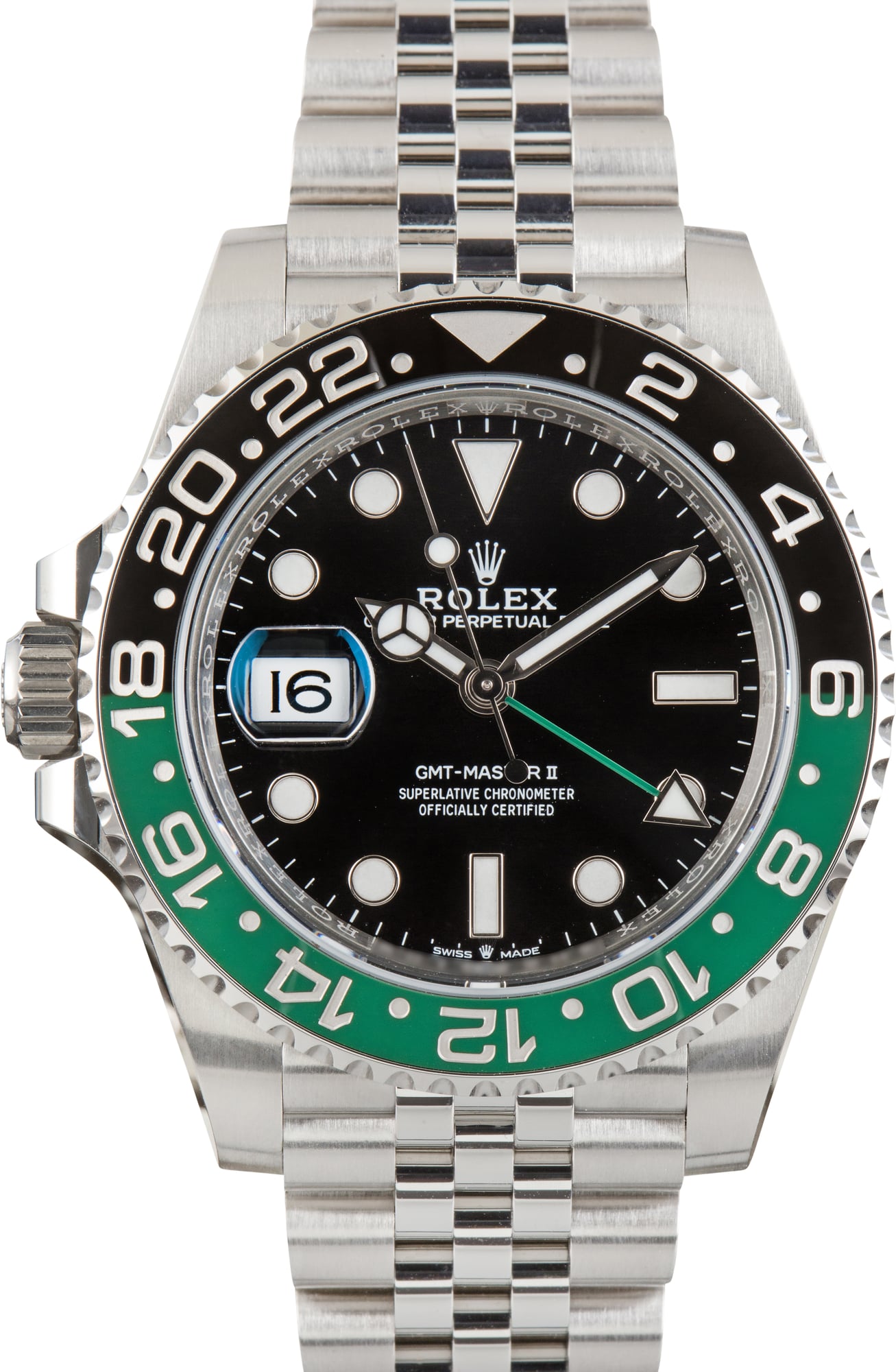 The Rolex GMT-Master II Sprite with its green and black bezel