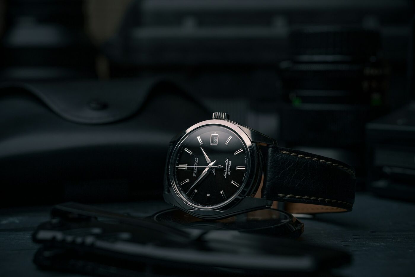 Leather straps and steel bracelets